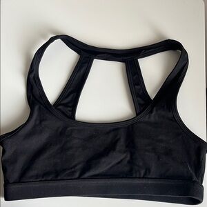 Popflex Black Sports Bra - Large